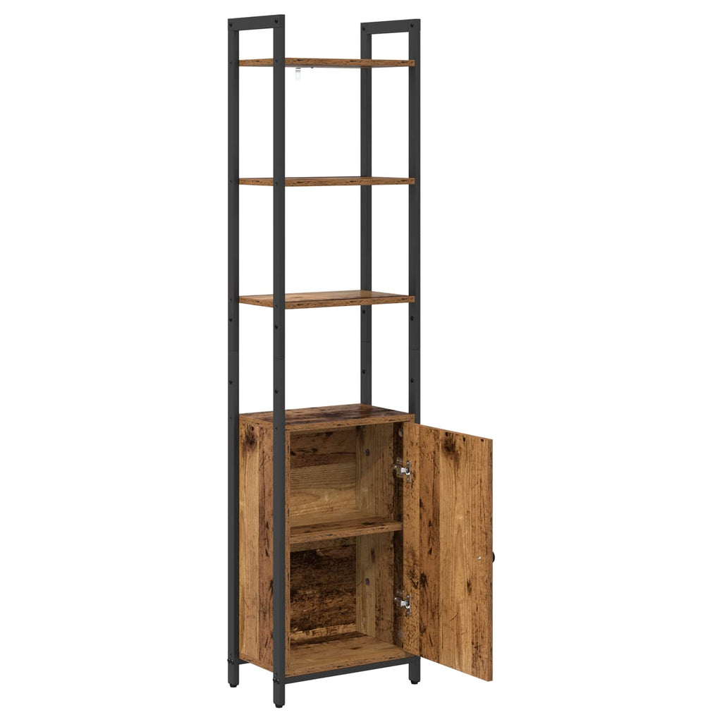 Armadio per Libri Legno vecchio 40 x 24 x 161 cm