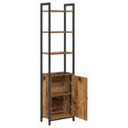 Armadio per Libri Legno vecchio 40 x 24 x 161 cm