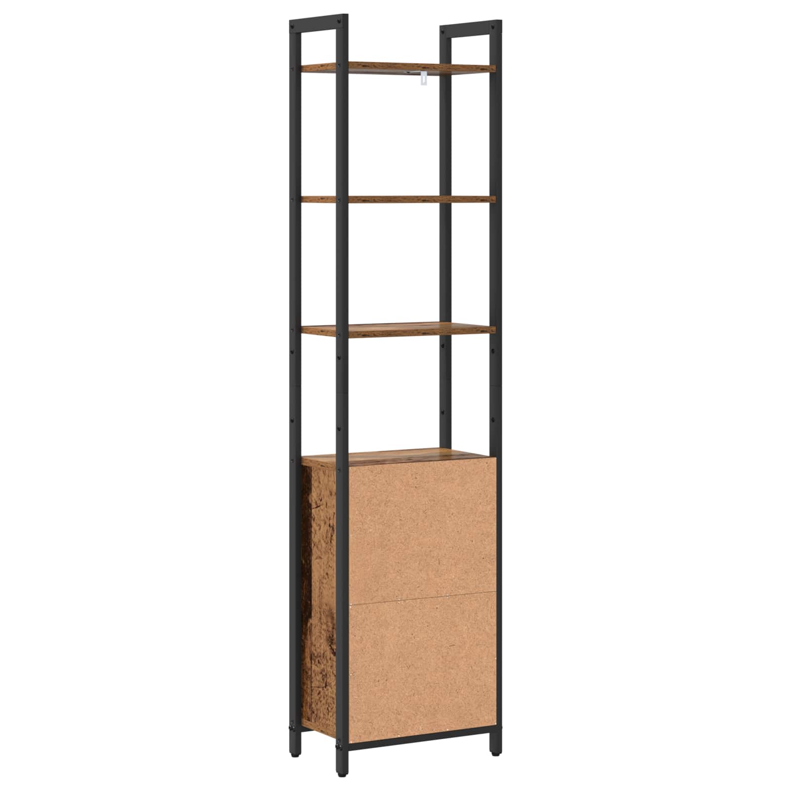 Armadio per Libri Legno vecchio 40 x 24 x 161 cm