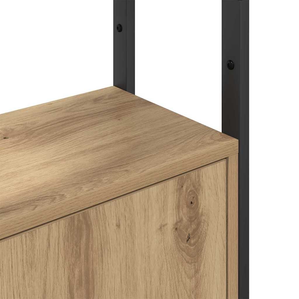 Armadio per Libri Rovere artigianale 40 x 24 x 161 cm