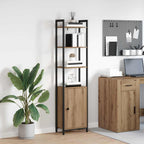 Armadio per Libri Rovere artigianale 40 x 24 x 161 cm