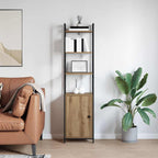 Armadio per Libri Rovere artigianale 40 x 24 x 161 cm