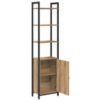 Armadio per Libri Rovere artigianale 40 x 24 x 161 cm