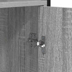 Armadio per Libri Grigio Sonoma 60 x 24 x 161 cm
