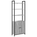 Armadio per Libri Grigio Sonoma 60 x 24 x 161 cm