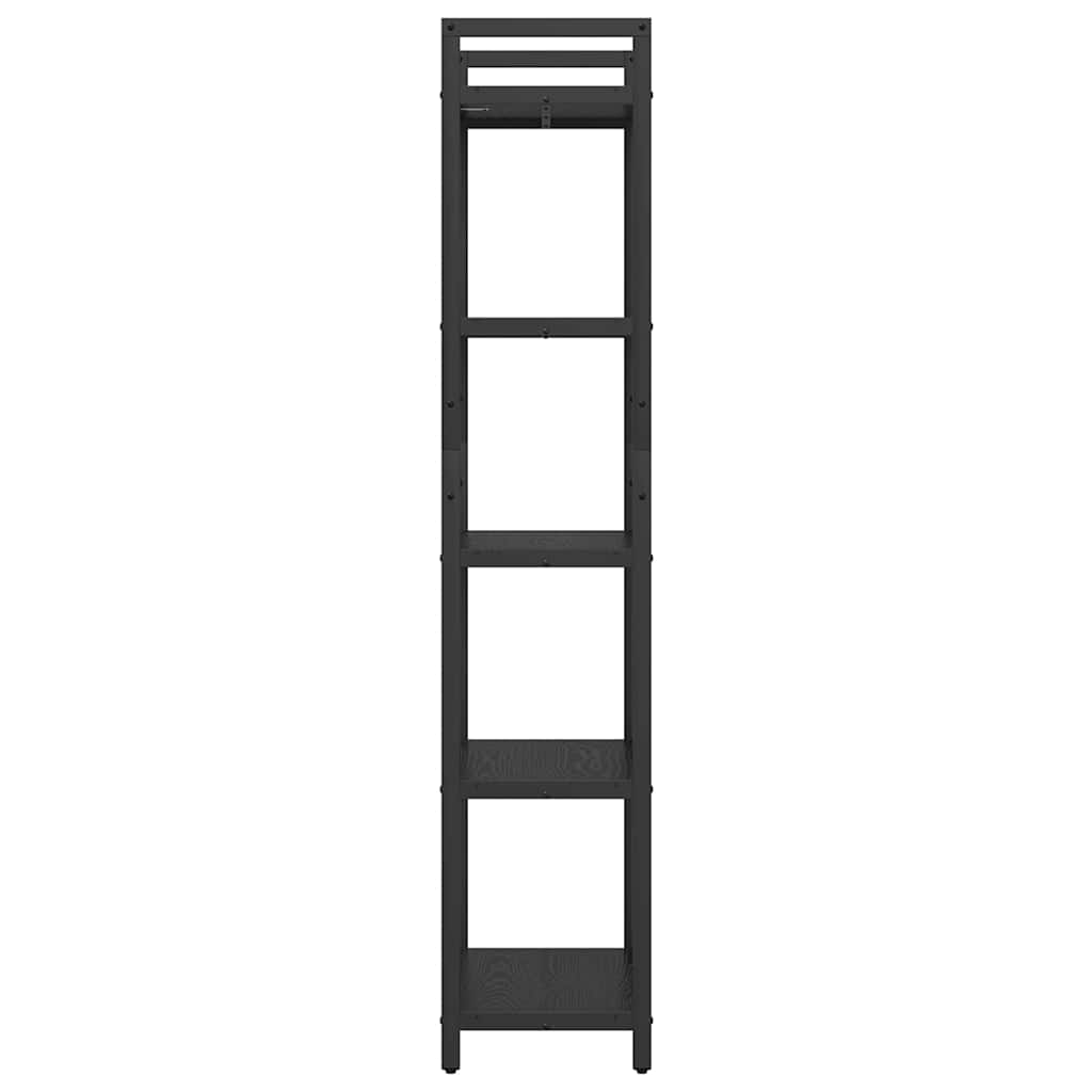 Libreria Rovere Nero 56 x 34 x 171 cm Legno multistrato