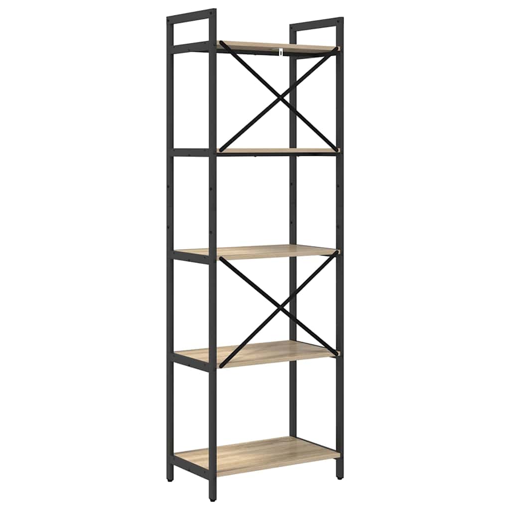 Libreria Rovere Sonoma 56 x 34 x 171 cm Legno multistrato