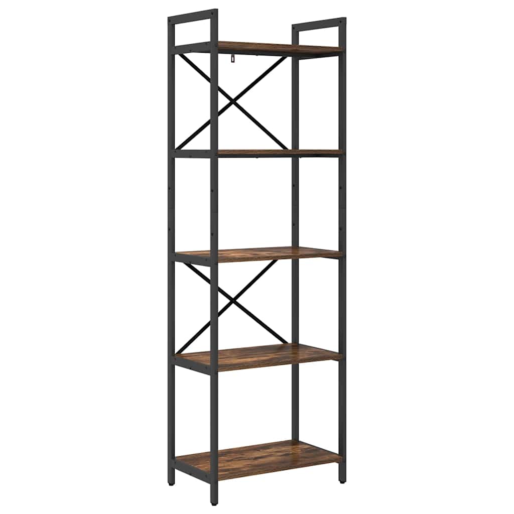 Libreria Rovere fumé 56 x 34 x 171 cm Legno multistrato