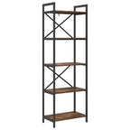 Libreria Rovere fumé 56 x 34 x 171 cm Legno multistrato
