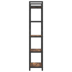 Libreria Rovere fumé 56 x 34 x 171 cm Legno multistrato
