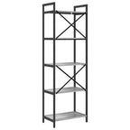 Libreria Grigio Sonoma 56 x 34 x 171 cm Legno multistrato