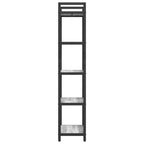 Libreria Grigio Sonoma 56 x 34 x 171 cm Legno multistrato