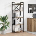 Libreria Rovere artigianale 56 x 34 x 171 cm Legno multistrato