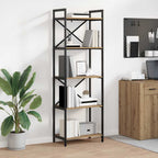 Libreria Rovere artigianale 56 x 34 x 171 cm Legno multistrato