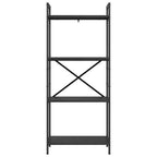 Libreria Rovere Nero 56 x 34 x 133,5 cm Legno multistrato