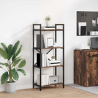 Libreria Rovere fumé 56 x 34 x 133,5 cm Legno multistrato
