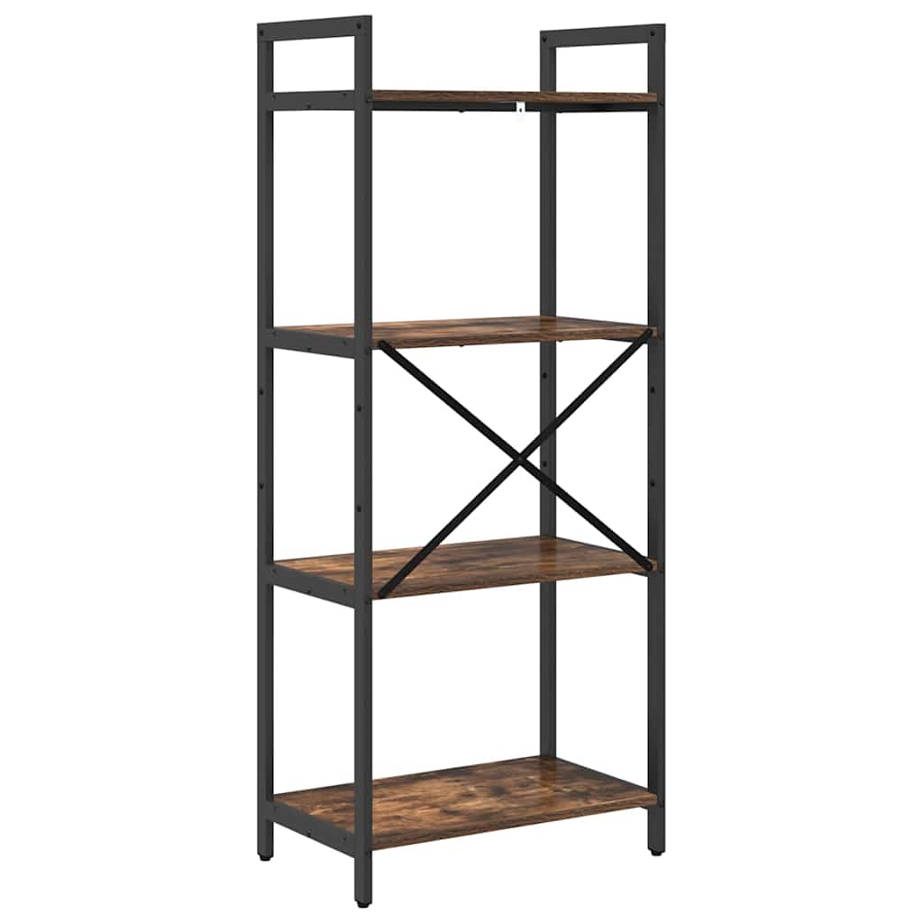 Libreria Rovere fumé 56 x 34 x 133,5 cm Legno multistrato