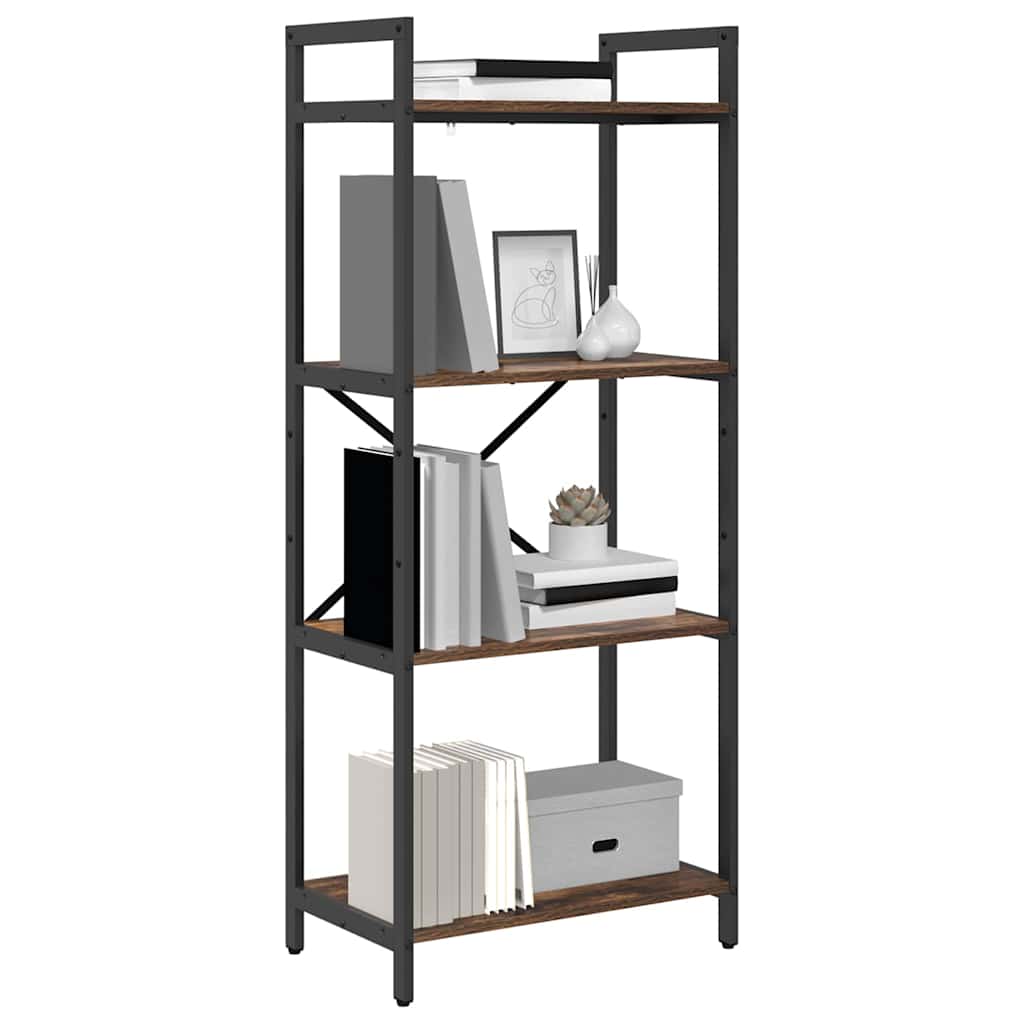 Libreria Rovere fumé 56 x 34 x 133,5 cm Legno multistrato