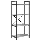 Libreria Grigio Sonoma 56 x 34 x 133,5 cm Legno multistrato