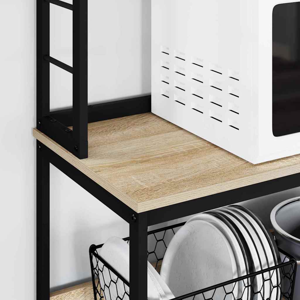 Mensola da cucina Rovere Sonoma 60 x 40 x 168 cm