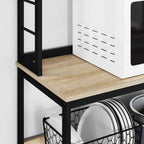 Mensola da cucina Rovere Sonoma 60 x 40 x 168 cm