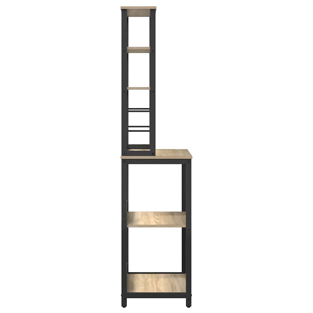 Mensola da cucina Rovere Sonoma 60 x 40 x 168 cm