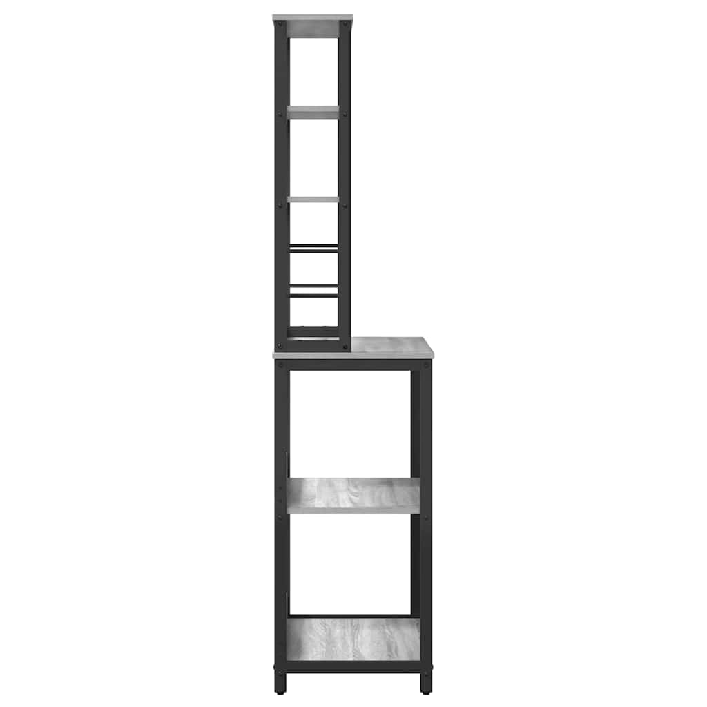 Mensola da cucina Grigio Sonoma 60 x 40 x 168 cm