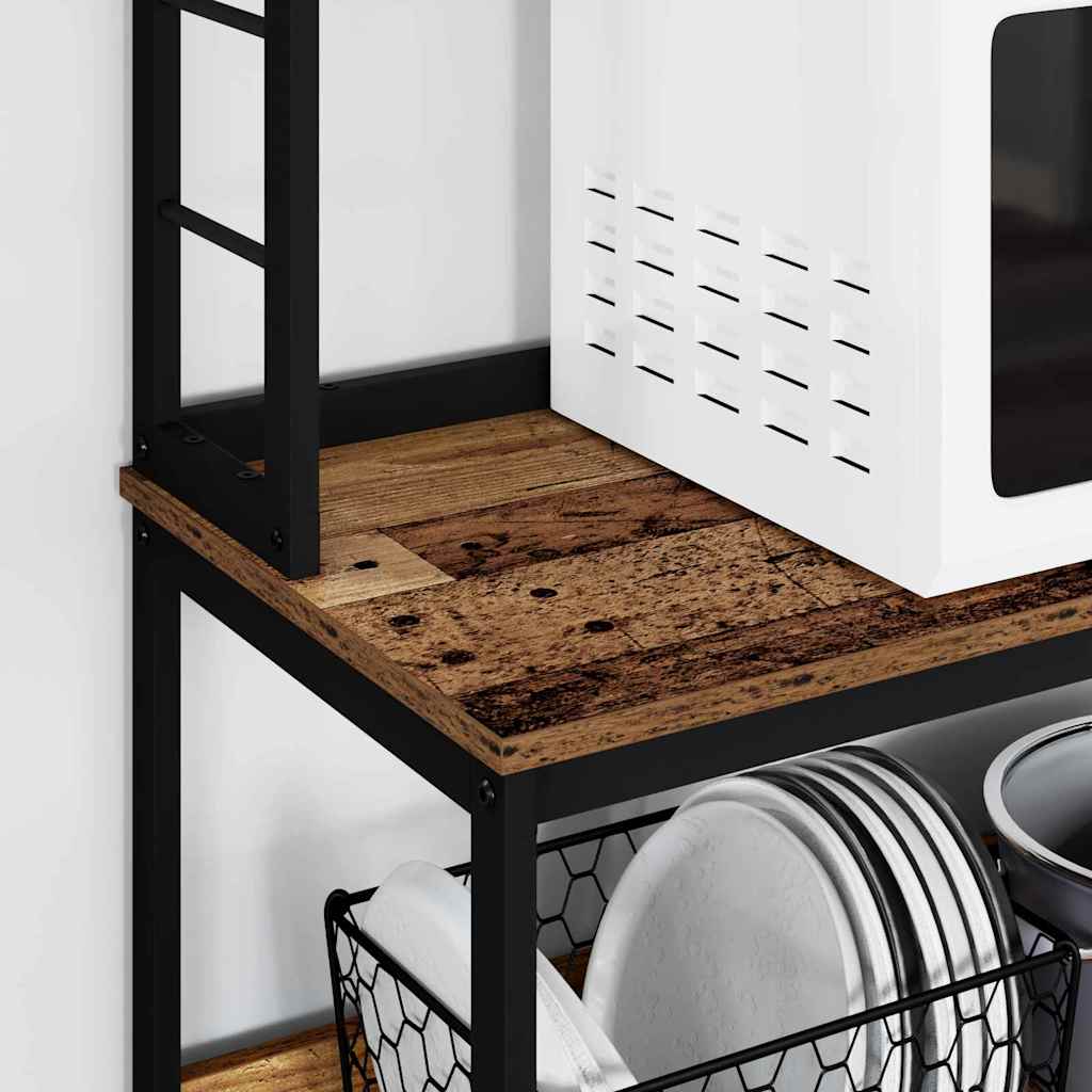 Mensola da cucina Legno vecchio 60 x 40 x 168 cm