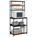 Mensola da cucina Rovere Nero 80 x 40 x 168 cm
