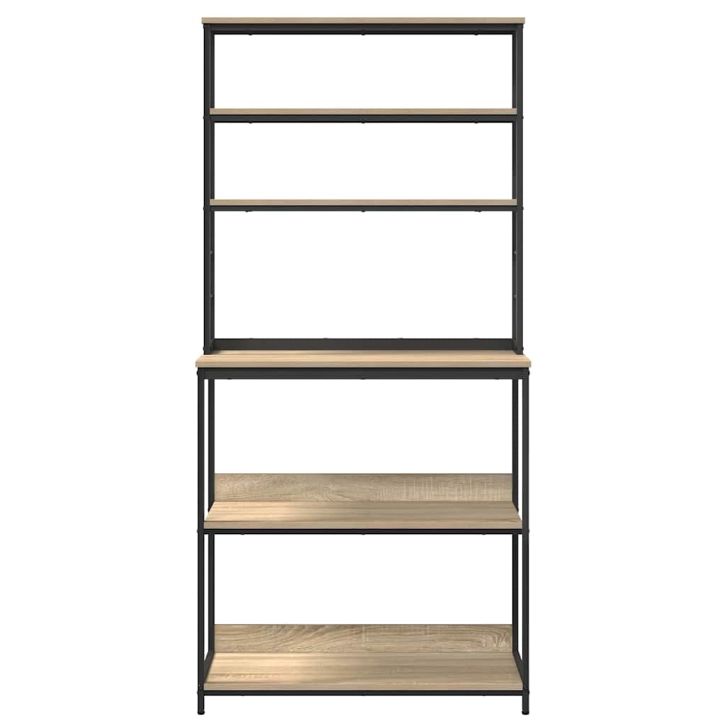 Mensola da cucina Rovere Sonoma 80 x 40 x 168 cm