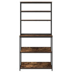 Mensola da cucina Rovere fumé 80 x 40 x 168 cm