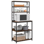 Mensola da cucina Rovere fumé 80 x 40 x 168 cm