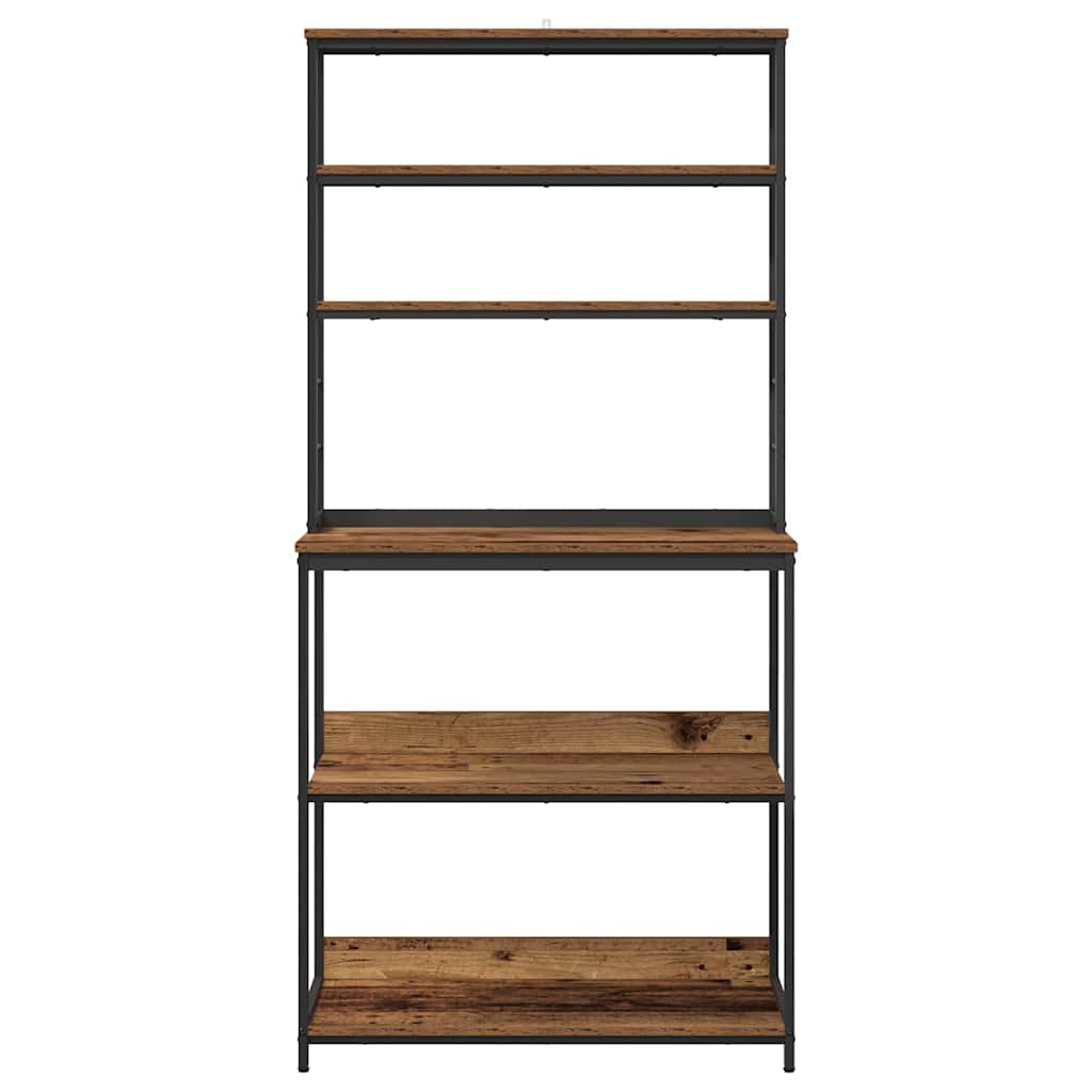 Mensola da cucina Legno vecchio 80 x 40 x 168 cm