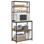Mensola da cucina Rovere artigianale 80 x 40 x 168 cm