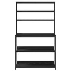 Mensola da cucina Rovere Nero 100 x 40 x 168 cm