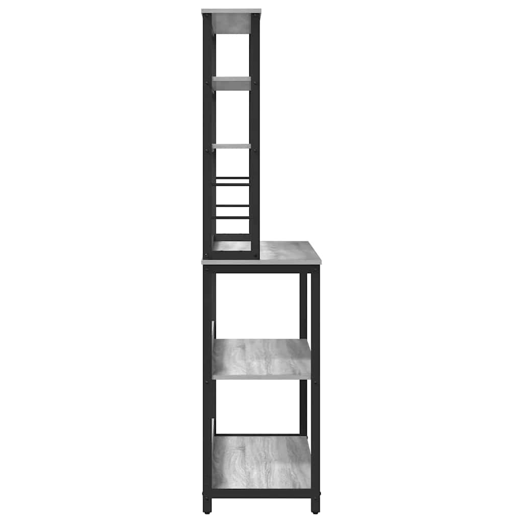 Mensola da cucina Grigio Sonoma 100 x 40 x 168 cm