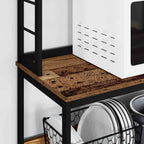 Mensola da cucina Legno vecchio 100 x 40 x 168 cm