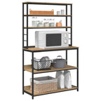 Mensola da cucina Rovere artigianale 100 x 40 x 168 cm