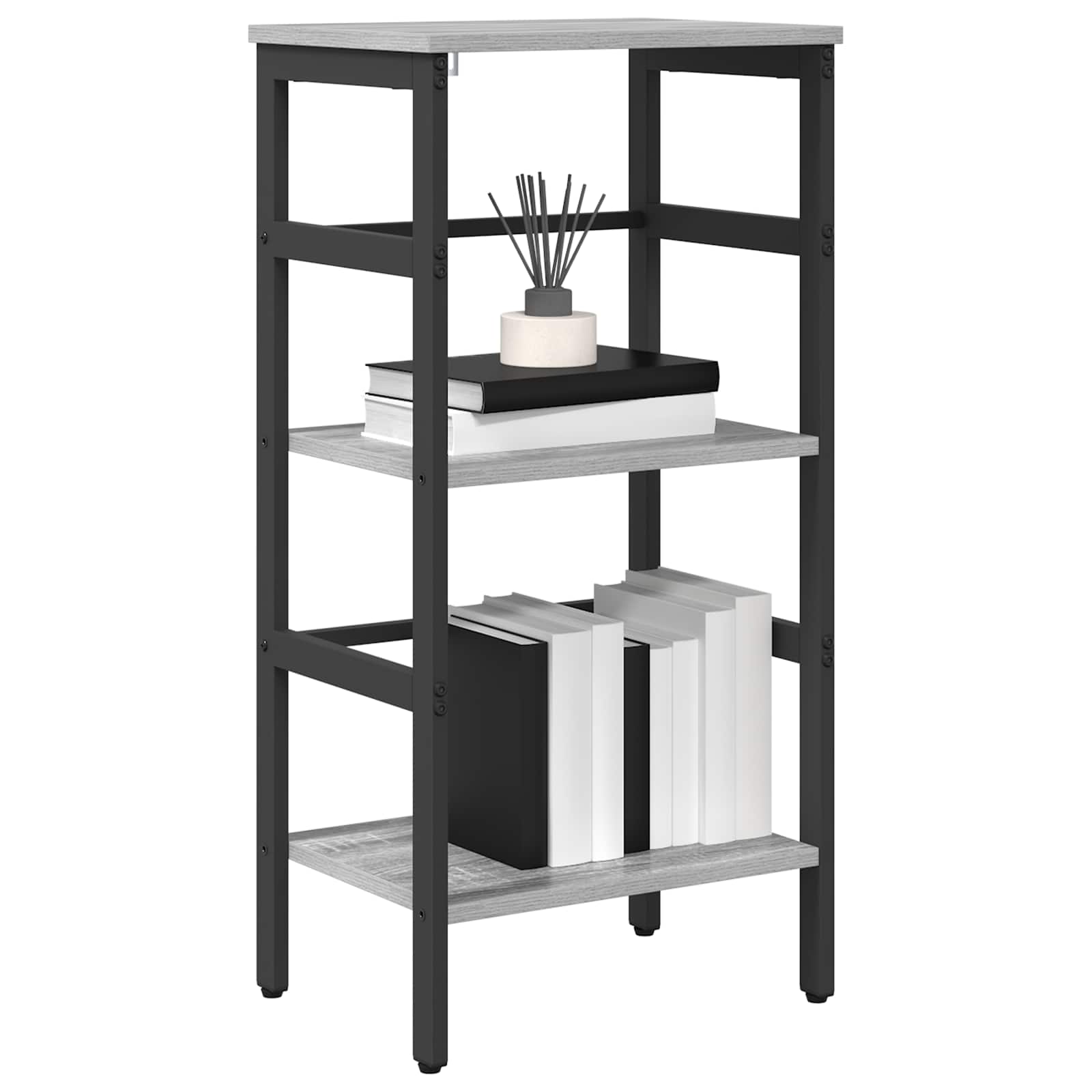 Libreria Grigio Sonoma 40 x 29,5 x 81 cm Legno multistrato