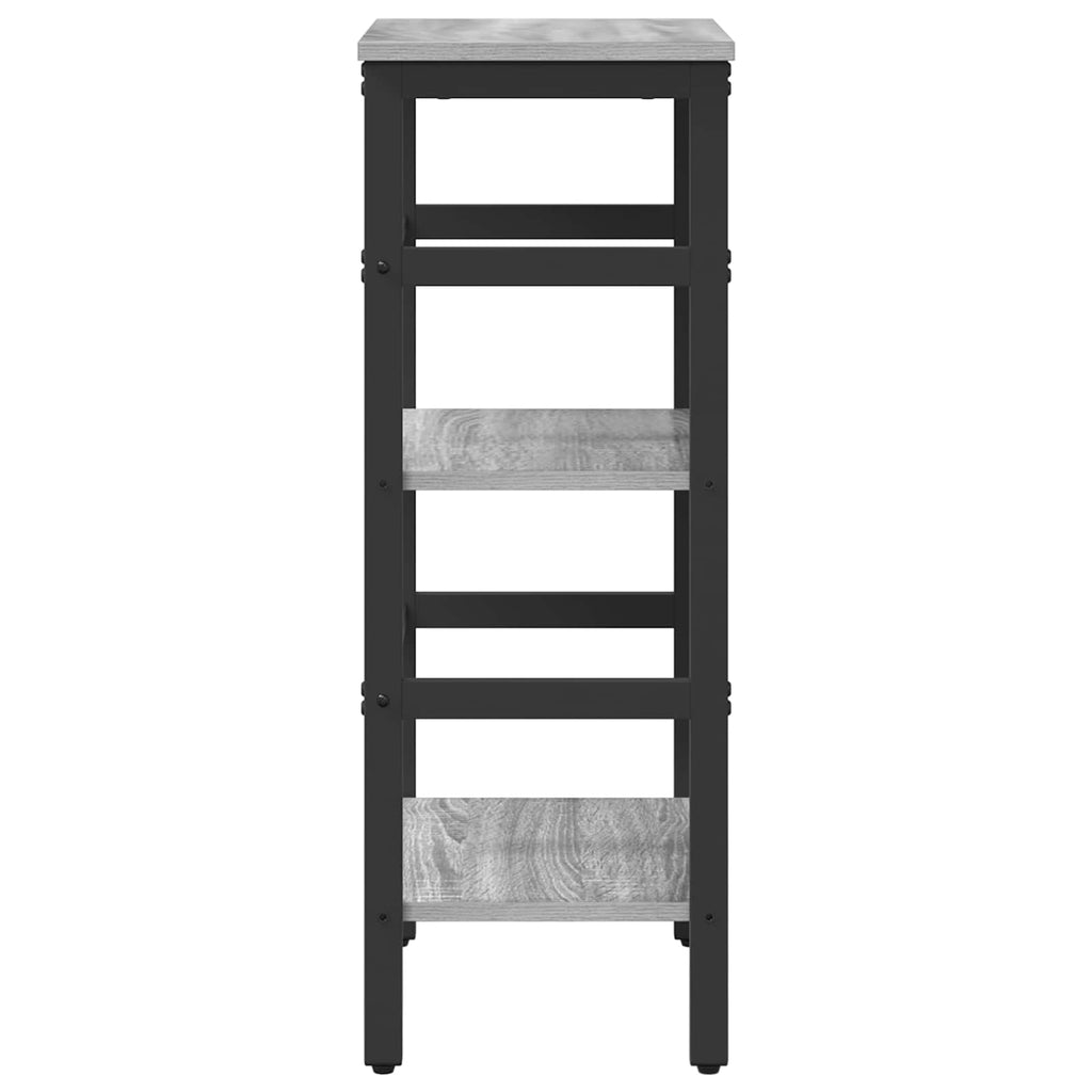 Libreria Grigio Sonoma 40 x 29,5 x 81 cm Legno multistrato
