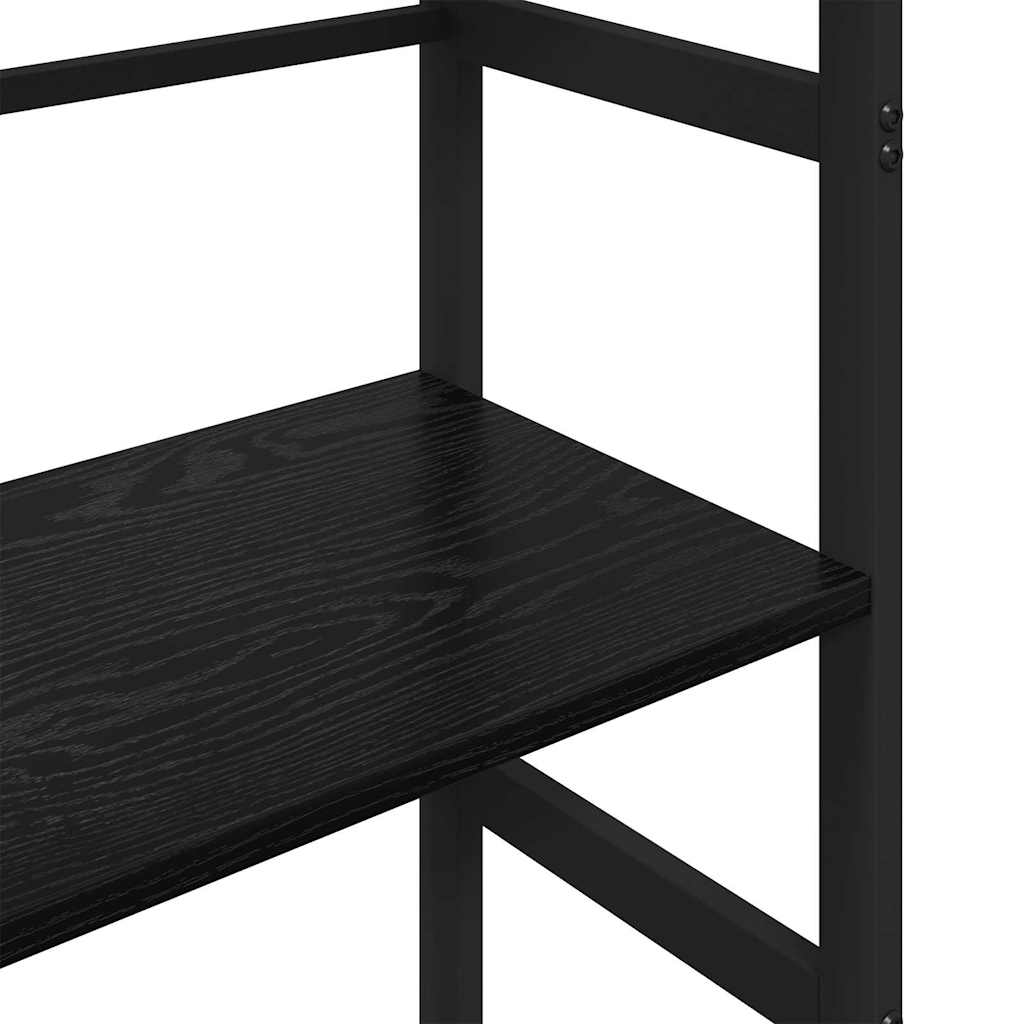 Libreria Rovere Nero 40 x 29,5 x 115 cm Legno multistrato