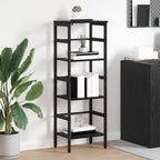Libreria Rovere Nero 40 x 29,5 x 115 cm Legno multistrato