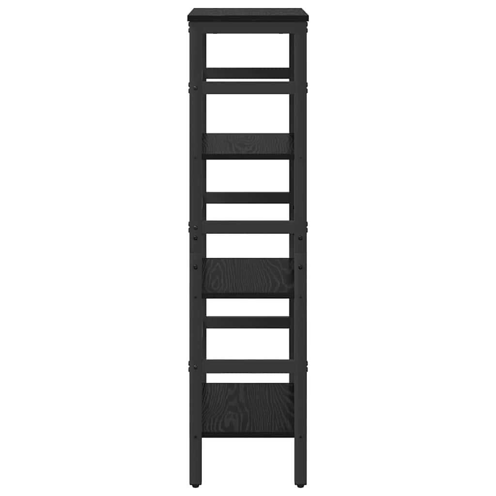 Libreria Rovere Nero 40 x 29,5 x 115 cm Legno multistrato