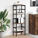 Libreria Rovere fumé 40 x 29,5 x 115 cm Legno multistrato