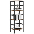 Libreria Rovere fumé 40 x 29,5 x 115 cm Legno multistrato