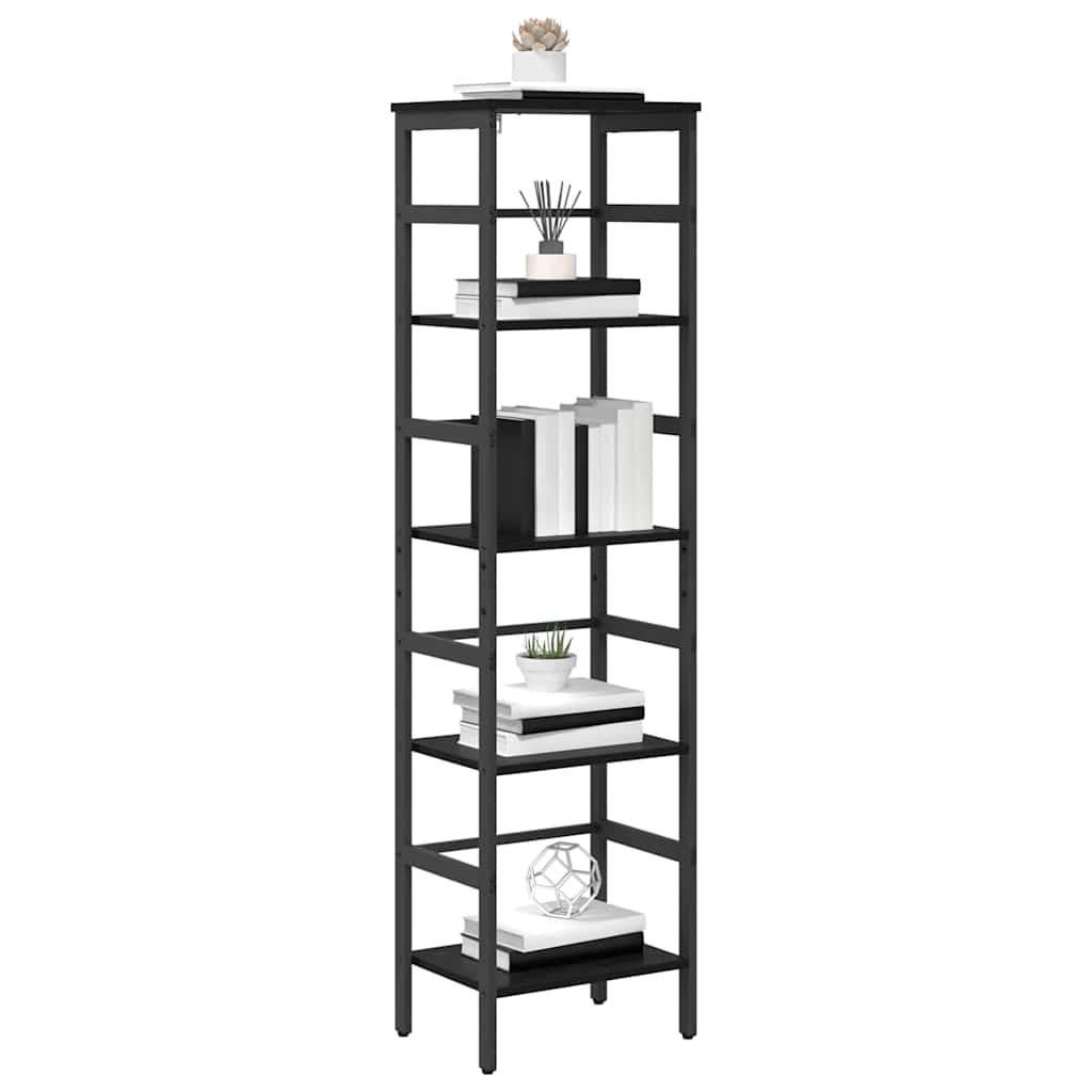 Libreria Rovere Nero 40 x 29,5 x 149 cm Legno multistrato