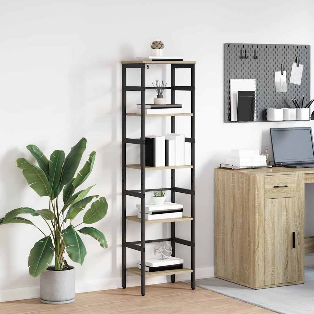 Libreria Rovere Sonoma 40 x 29,5 x 149 cm Legno multistrato