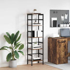 Libreria Rovere fumé 40 x 29,5 x 149 cm Legno multistrato