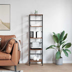 Libreria Rovere fumé 40 x 29,5 x 149 cm Legno multistrato