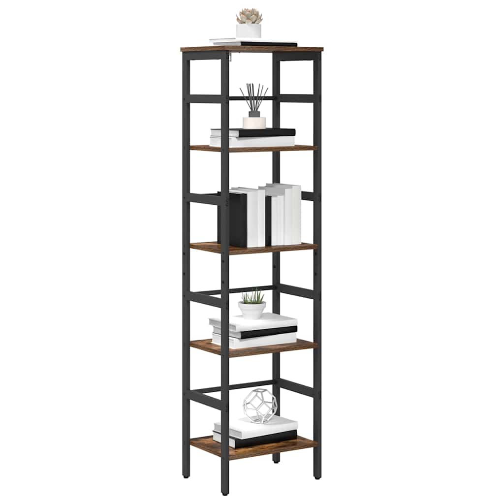 Libreria Rovere fumé 40 x 29,5 x 149 cm Legno multistrato